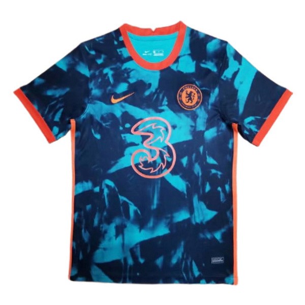 Tailandia Camiseta Chelsea Concepto Replica Tercera Ropa 2021/22 Azul